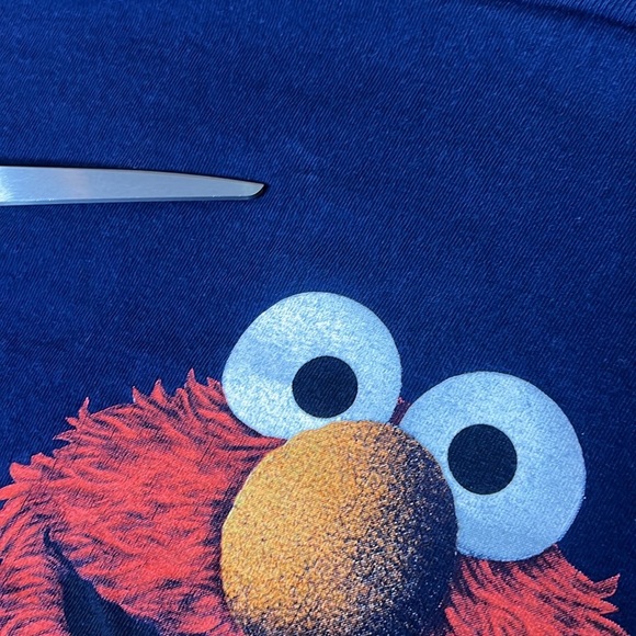 Vintage 90s Changes Elmo Jim Henson Sesame Street Single Stitch Sleeve T Shirt - Picture 8 of 9